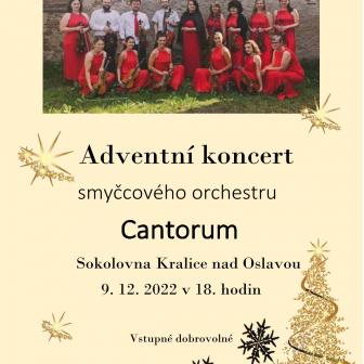 Adventní koncert smyčcového orchestru Cantorum 1